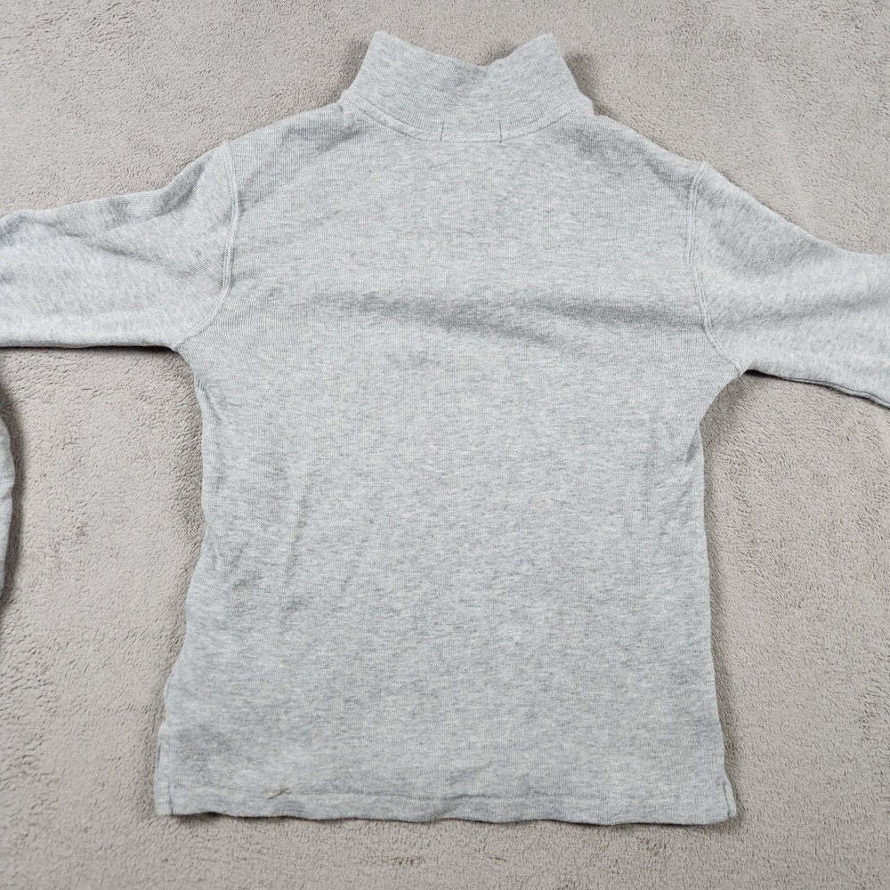 Polo Ralph Lauren 1/4 Pullover Sweater Boys Size L 14-16 Heather Grey - Picture 4 of 8